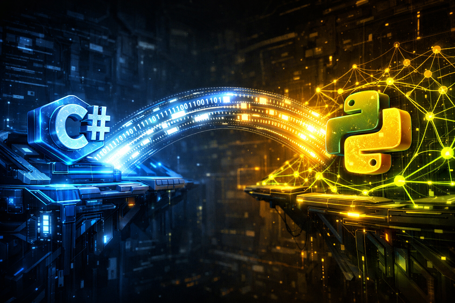 [프로젝트: 0.1%의 로직] 1일차 – C# 메인 프레임에 파이썬 두뇌 이식하기: 프로세스 간 통신(IPC) 기초